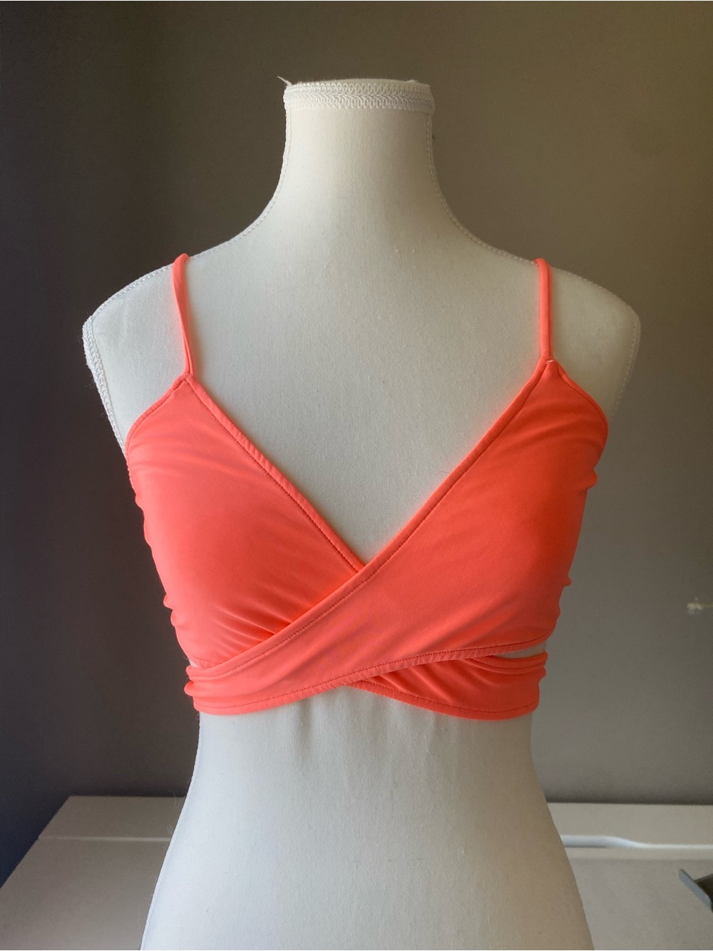 l*space Coral Wrap Bikini Top